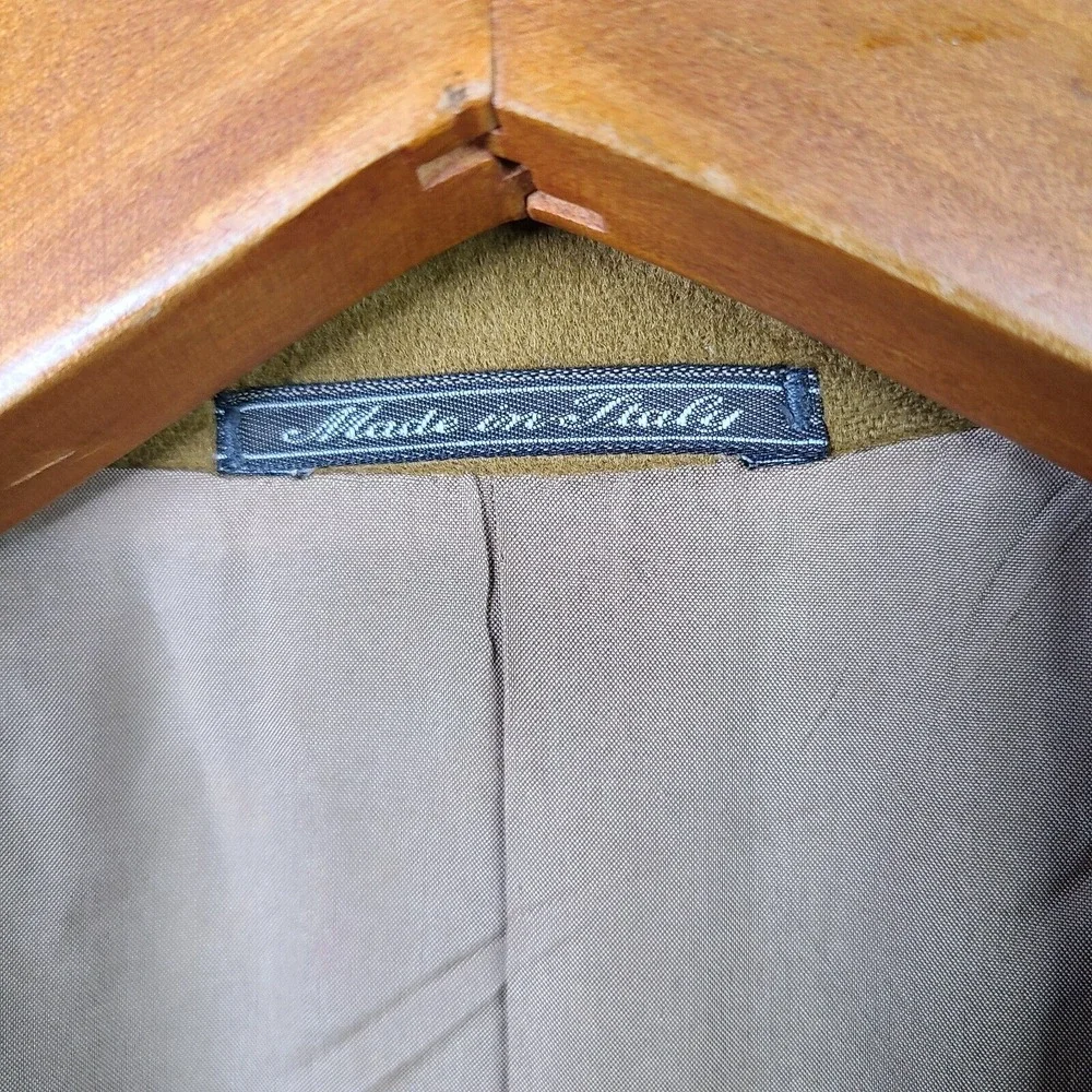 Corneliani X‎ Cedrics Jacket Mens 42R Brown Wool Cashmere Blazer Italy Chamois